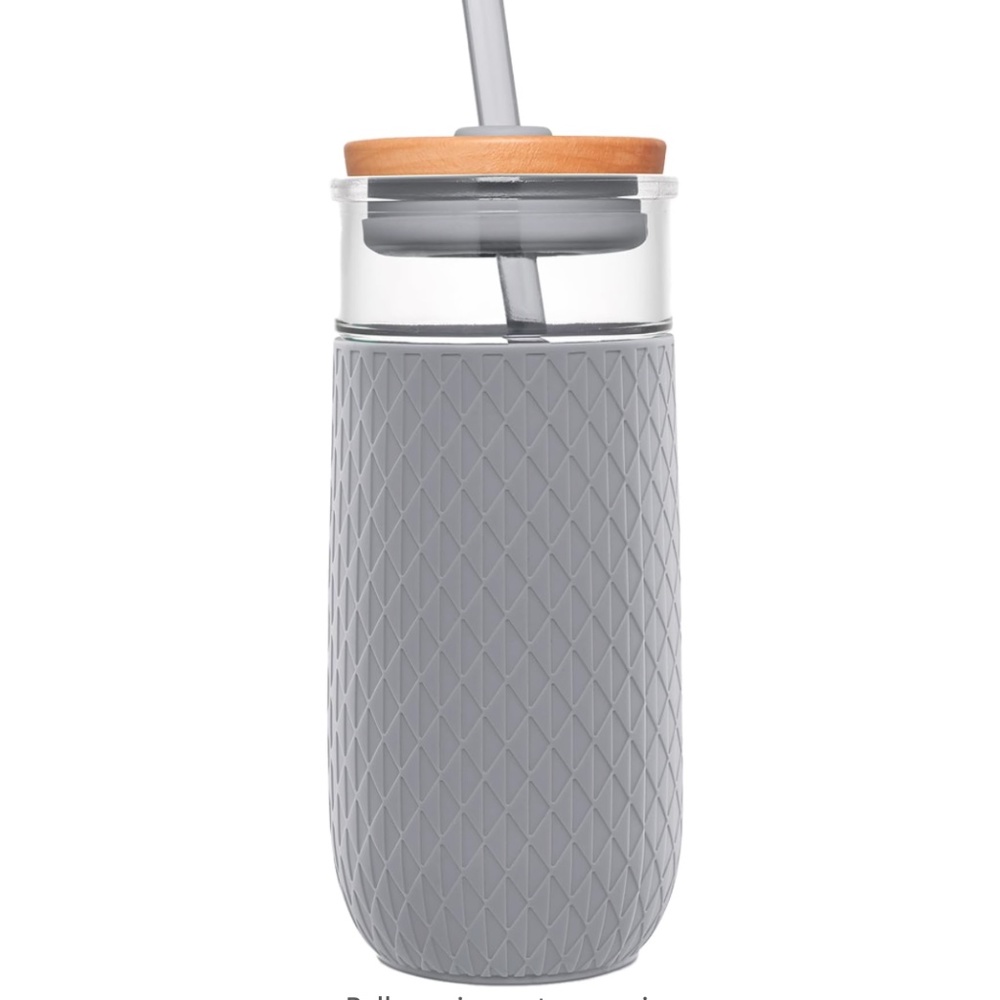 Ello Devon Glass Tumbler with Silicone Sleeve